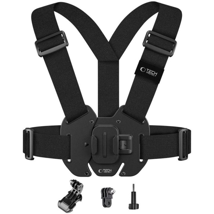GA100 krūtinės tvirtinimas GoPro / DJI (juodas)