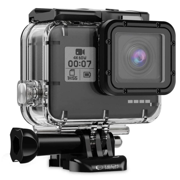 GA200“ vandeniui atsparus dėklas GoPro Hero 5 / 6 / 7“ – skaidrus