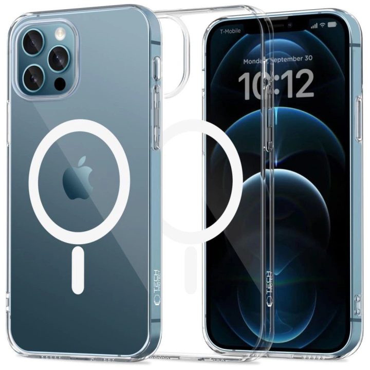 FlexAir MagSafe” dėklas skirt iPhone 12” / 12 Pro” – permatomas