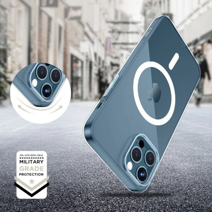 FlexAir MagSafe” dėklas skirt iPhone 12” / 12 Pro” – permatomas
