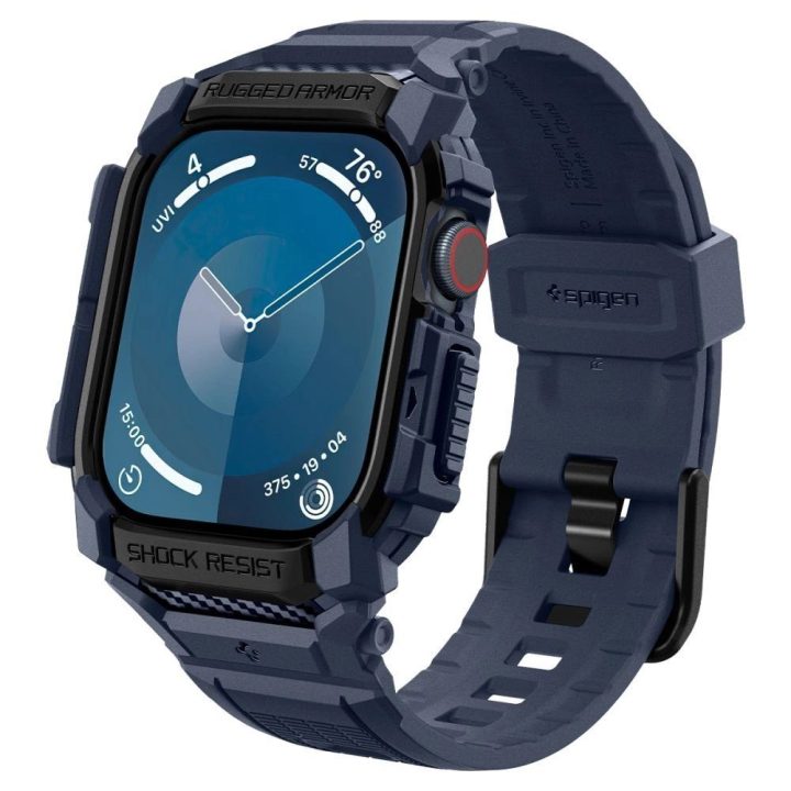 Spigen Rugged Armor Pro uždangalas Apple Watch“ laikrodžiams 46 mm - mėlynas
