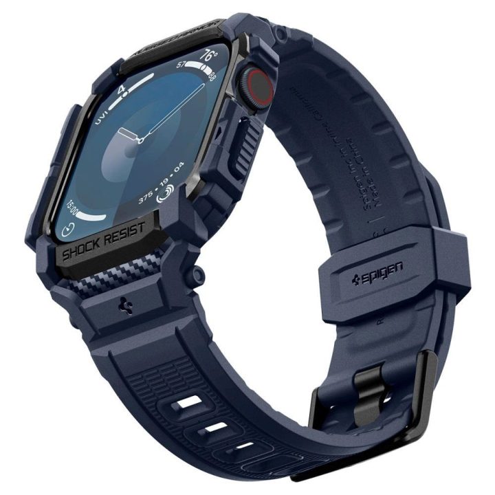 Spigen Rugged Armor Pro uždangalas Apple Watch“ laikrodžiams 46 mm - mėlynas
