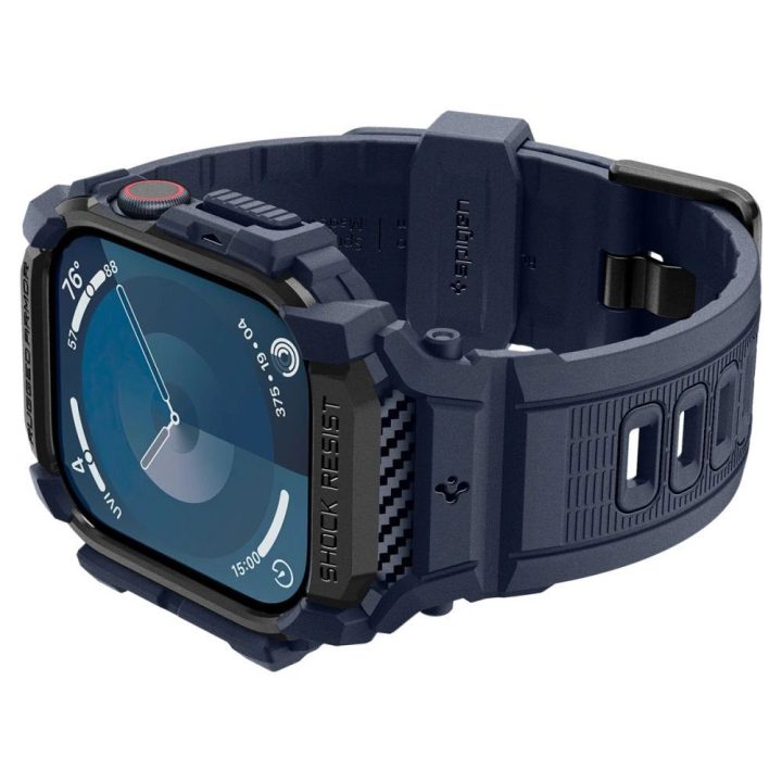 Spigen Rugged Armor Pro uždangalas Apple Watch“ laikrodžiams 46 mm - mėlynas