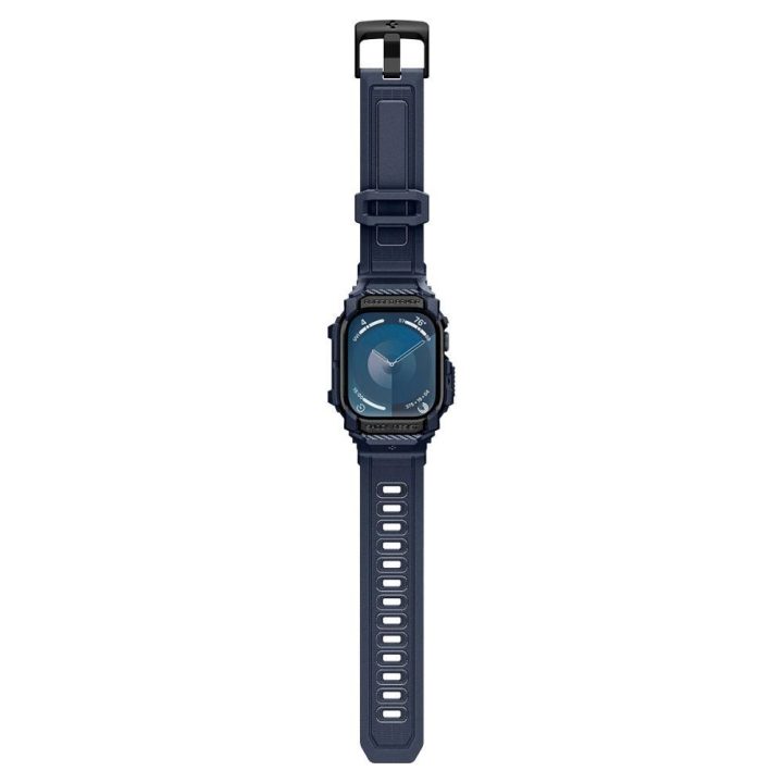Spigen Rugged Armor Pro uždangalas Apple Watch“ laikrodžiams 46 mm - mėlynas