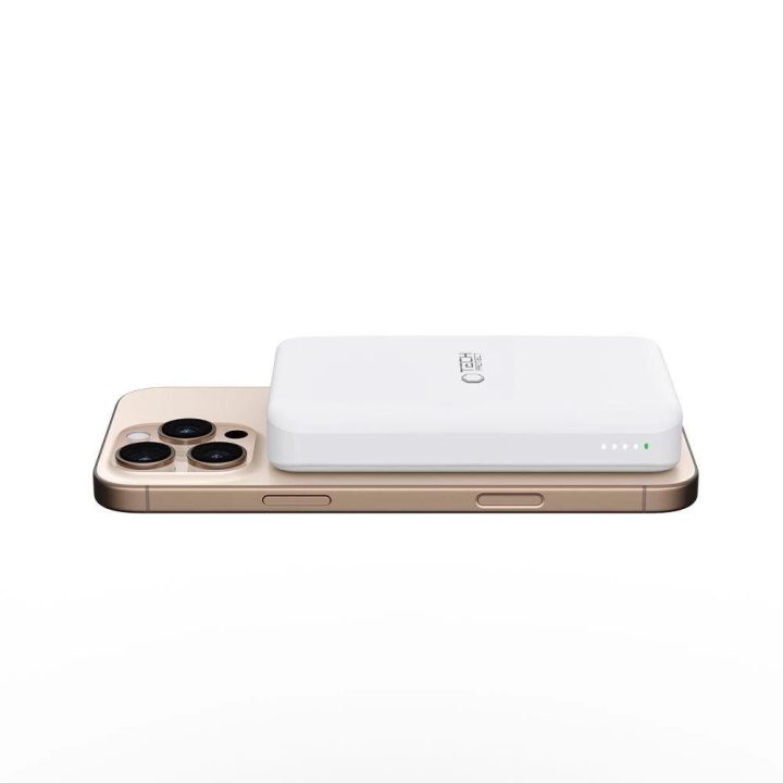 Powerbank“ “ PB24 LifeMag QI2“ MagSafe“ 10 000 mAh – balta