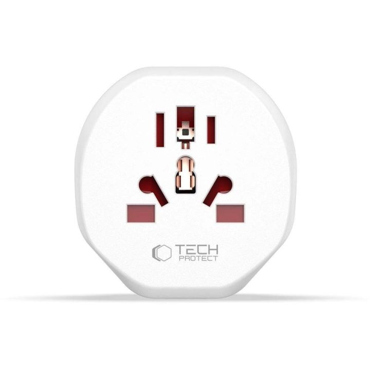 Universal Travel Adapter kelioninis adapteris EU prievadams - baltas