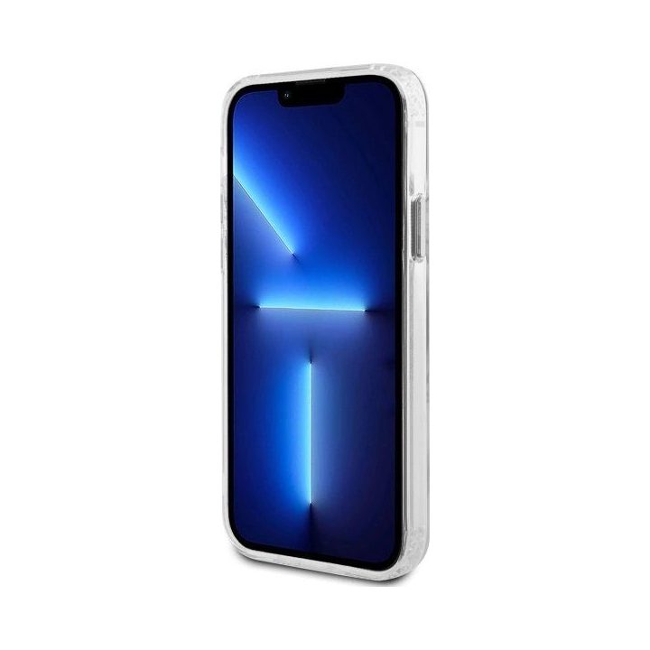 Karl Lagerfeld IML Metal Choupette Head“ MagSafe“ dėklas iPhone 12“ – baltas