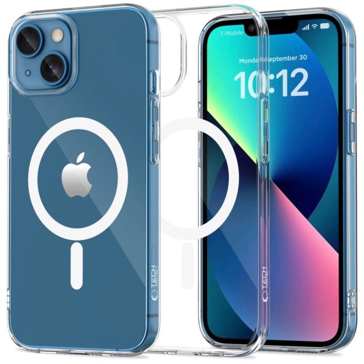 FlexAir MagSafe“ dėklas skirtas iPhone 13 Mini“ – skaidrus