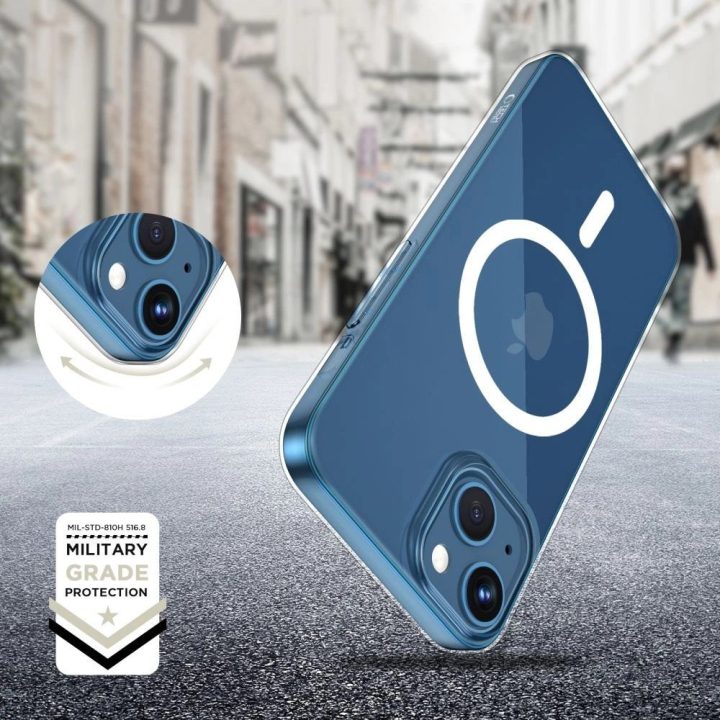 FlexAir MagSafe“ dėklas skirtas iPhone 13 Mini“ – skaidrus