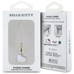 Pakabukas Hello Kitty Charm Kitty Head - rausvos spalvos