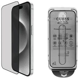 Guess Screen Protector Privacy 2.5D Outline grūdintas grūdintas stiklas iPhone 16 Pro“.