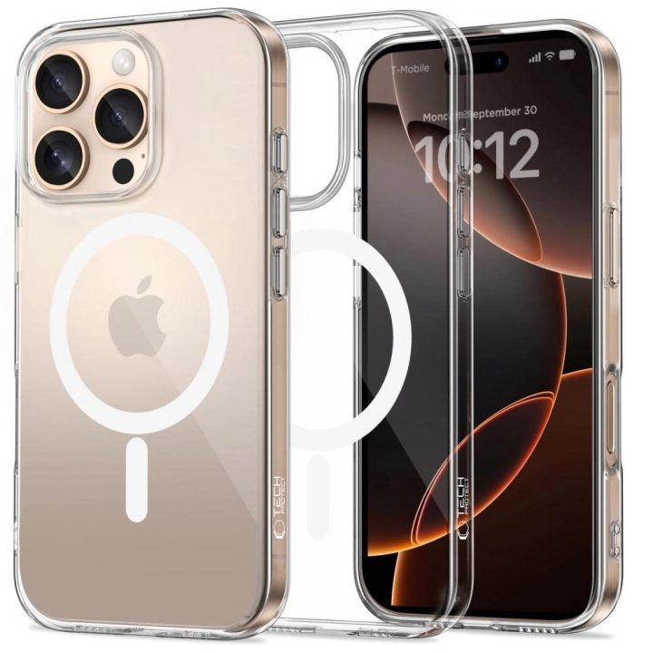 FlexAir MagSafe dėklas iPhone 16 Pro Max - skaidrus