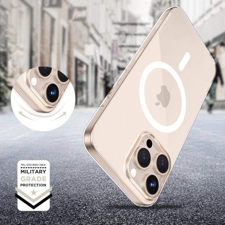 FlexAir MagSafe dėklas iPhone 16 Pro Max - skaidrus