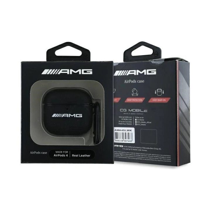 dėklas AirPods 4 - juodas / baltas