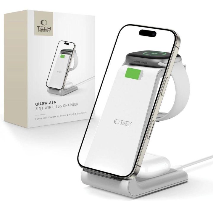 Įkrovimo stotelė Apple įrenginiams - balta
