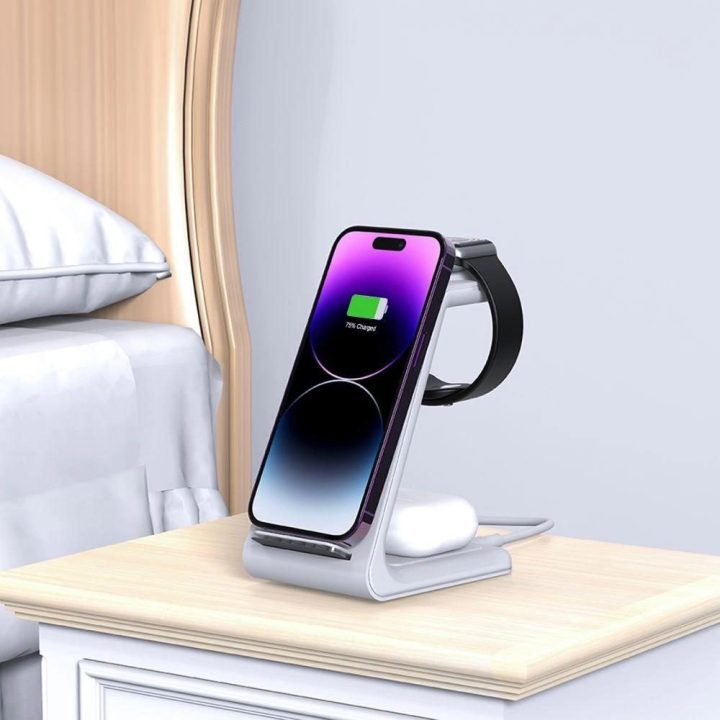 Įkrovimo stotelė Apple įrenginiams - balta