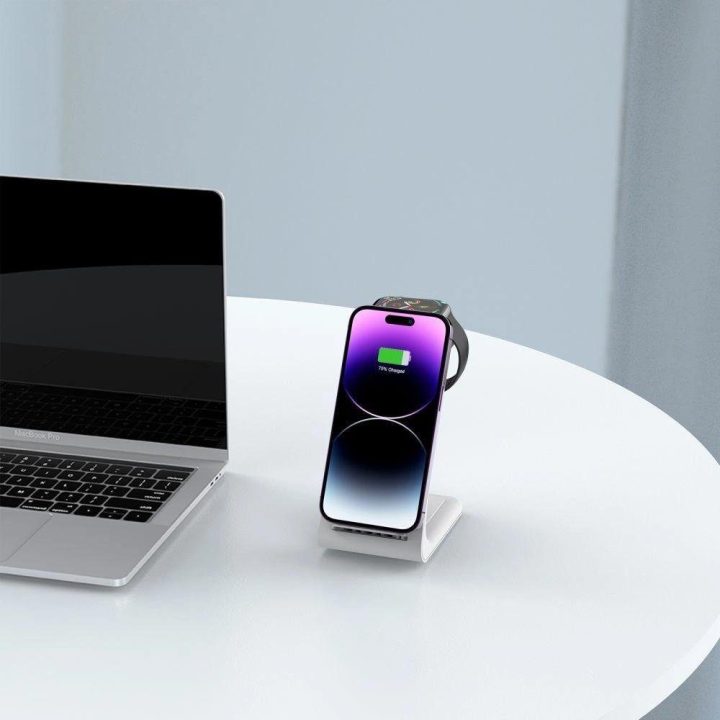Įkrovimo stotelė Apple įrenginiams - balta