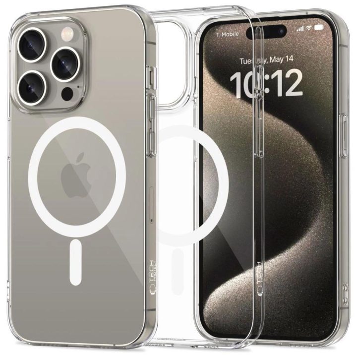 dėklas iPhone 15 Pro - skaidrus