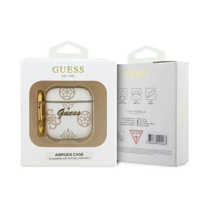 Spėk GUA2PG4GPH AirPods 1/2 korpusą, balta/balta, 4G Hook