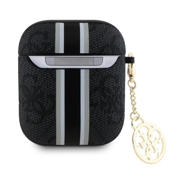 Guess 4G Printed Stripes Charm AirPods dėklas