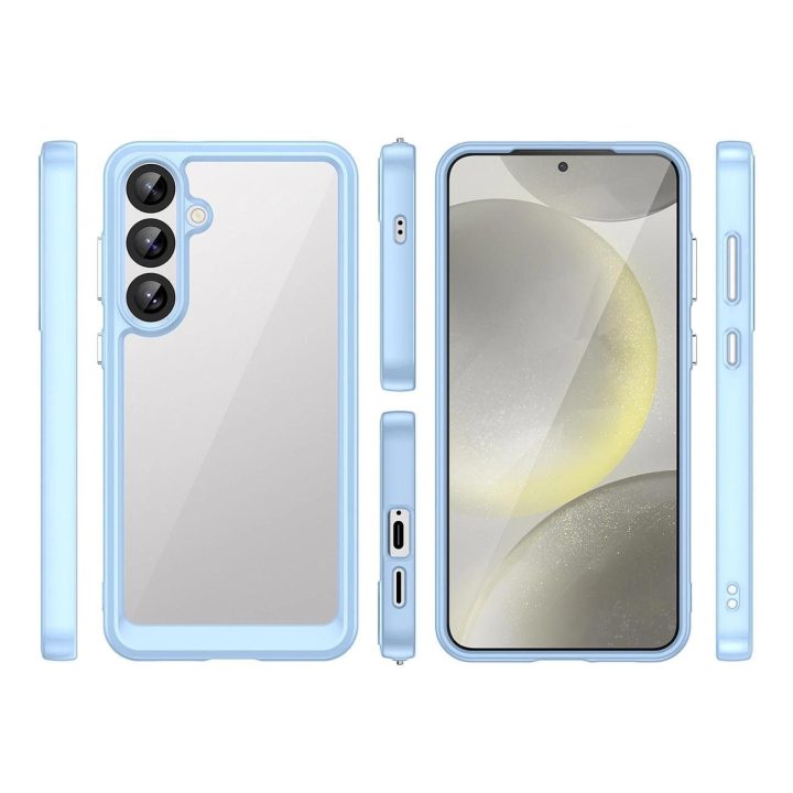 Outer Space Case“ silikoninis dėklas su želatine atrama Samsung Galaxy S25+“ – mėlynas