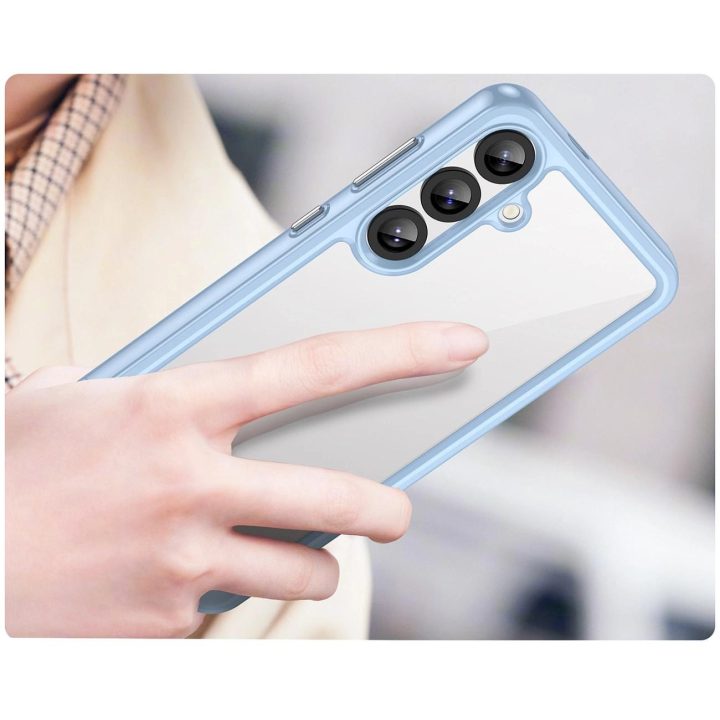 Outer Space Case“ silikoninis dėklas su želatine atrama Samsung Galaxy S25+“ – mėlynas