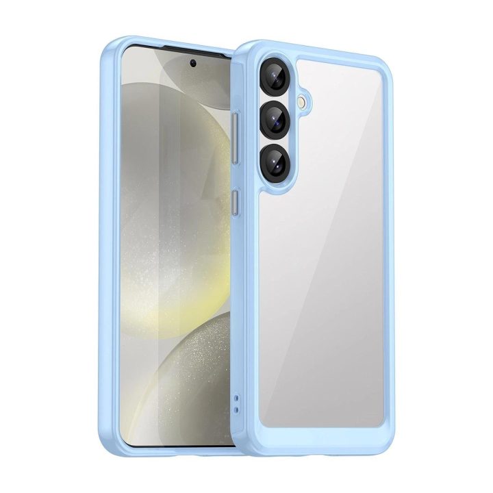 Outer Space Case“ silikoninis dėklas su želatine atrama Samsung Galaxy S25+“ – mėlynas