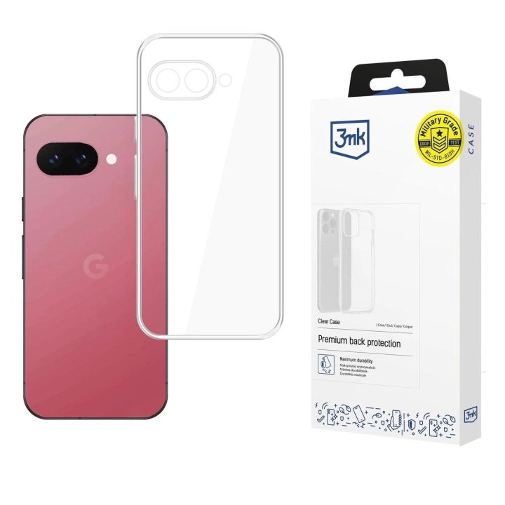 Clear Case dėklas Google Pixel 9A - skaidrus