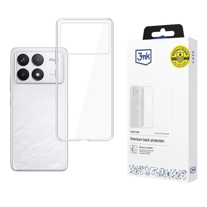 Clear Case dėklas Xiaomi Poco F6 Pro - skaidrus