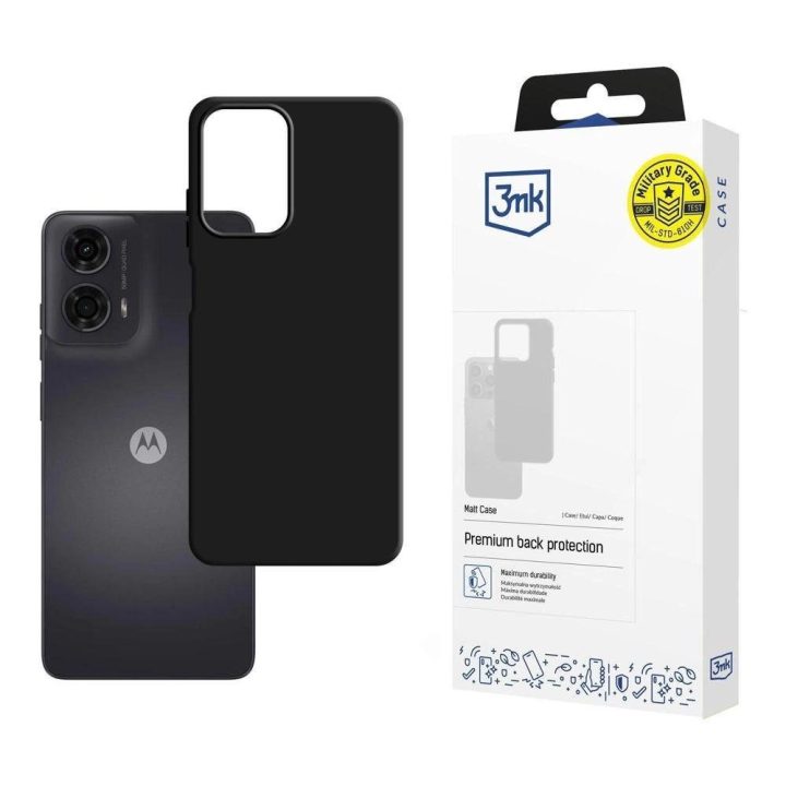 Matt dėklas Motorola Moto G24 - juodas