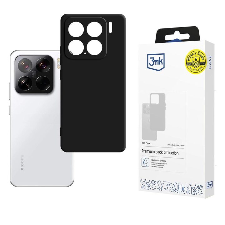 dėklas Matt Case“ Xiaomi 15“ – juodas
