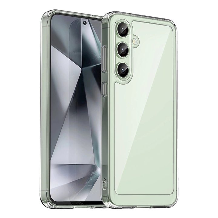 silikoninis dėklas Samsung Galaxy S24 FE“ – permatomas