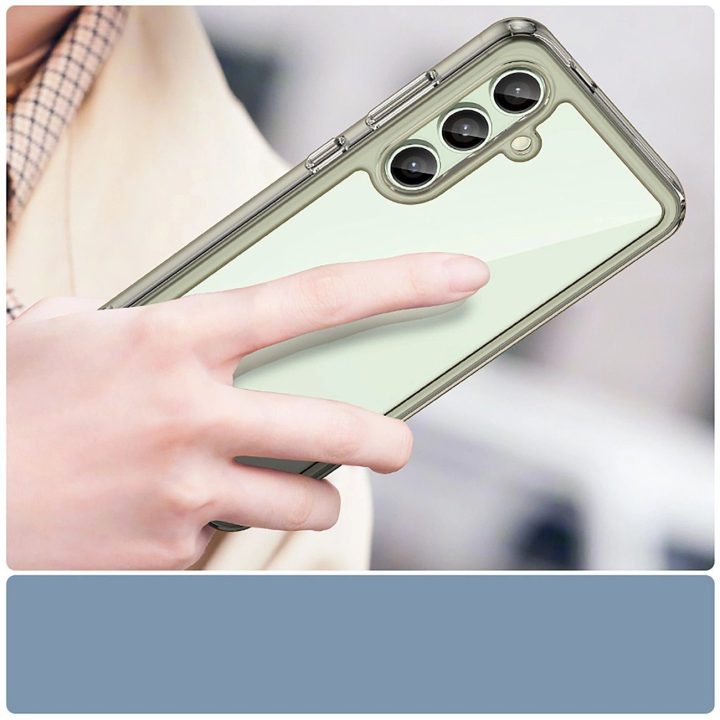 Silikoninis Dėklas su Gelio Rėmeliu Samsung Galaxy S24 FE