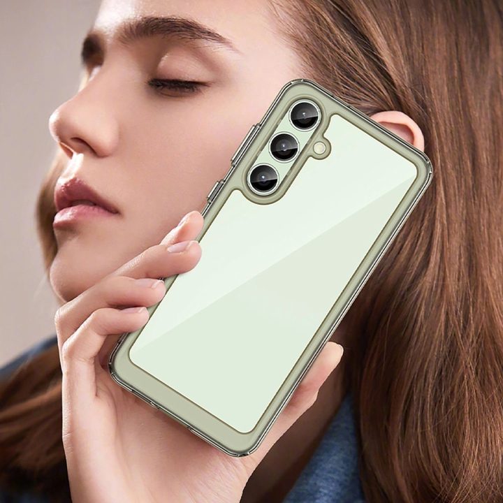 Silikoninis Dėklas su Gelio Rėmeliu Samsung Galaxy S24 FE
