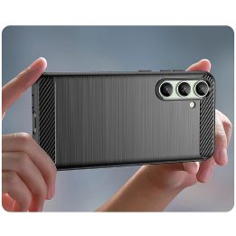 Samsung Galaxy S24 FE silikoninis dėklas - juodas