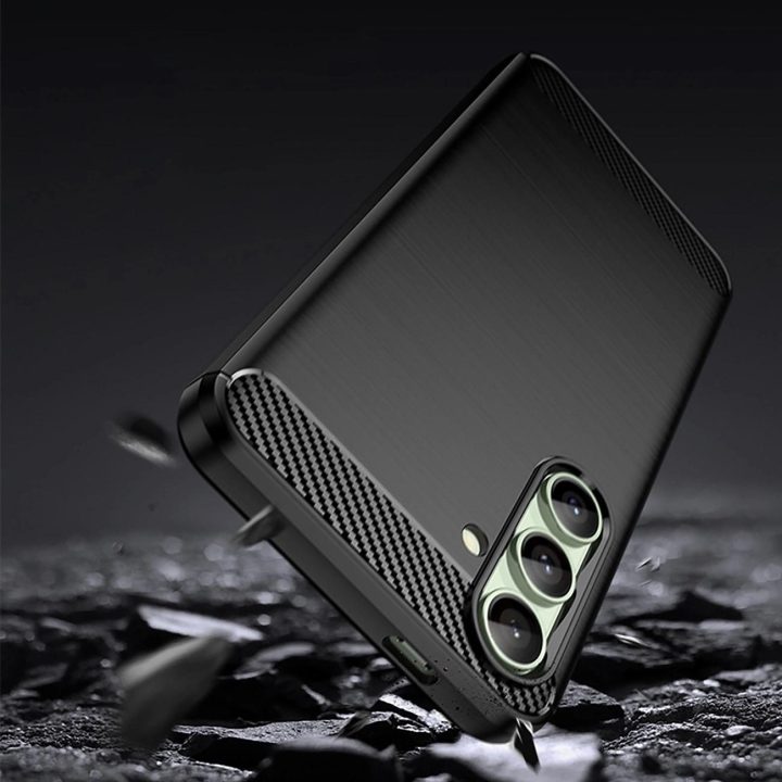 Samsung Galaxy S24 FE silikoninis dėklas - juodas