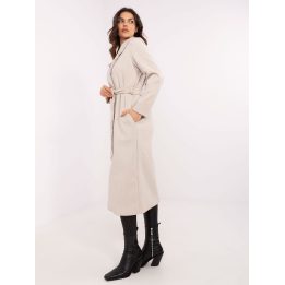 Elegantiškas ir patogus paltas Smėlio spalvos