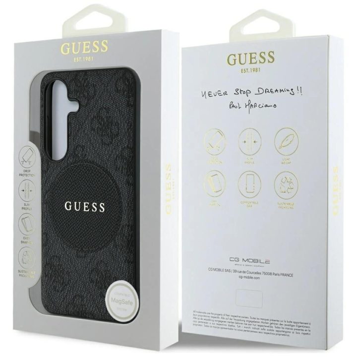 Telefono dėkliukas Guess 4G s Samsung Galaxy S25“, juodas
