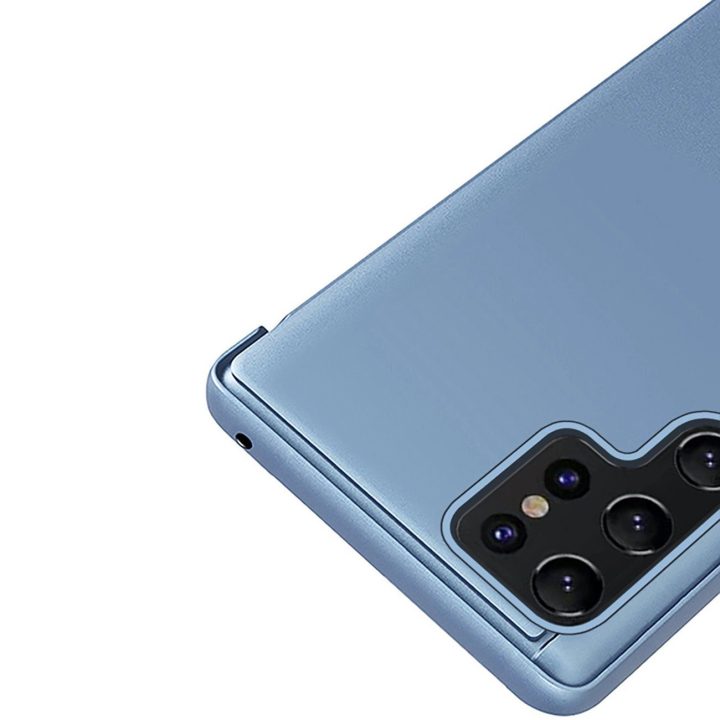 dėklas Samsung Galaxy S25 Ultra“ su atverčiamu dangteliu – mėlynas