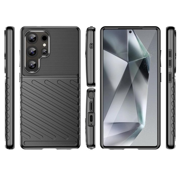 Telefono dėkliukas Samsung Galaxy S25 Ultra, juodas
