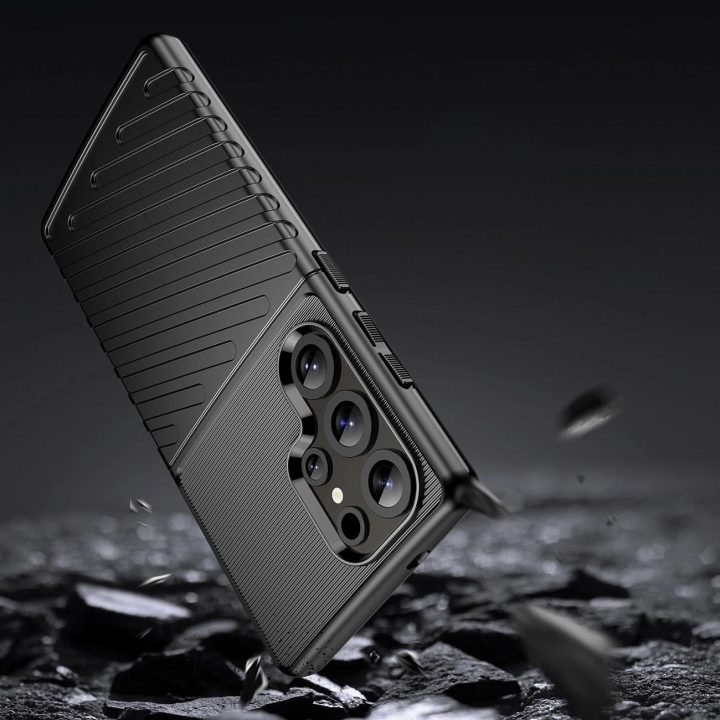 Telefono dėkliukas Samsung Galaxy S25 Ultra, juodas