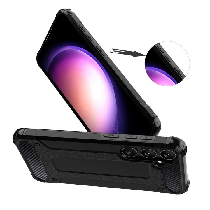 Apsauginis Dėklas Samsung Galaxy S24 FE – juodos spalvos