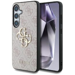 Išskirtinis ir Prabangus Telefono Dėklas Samsung Galaxy S25 rožinis