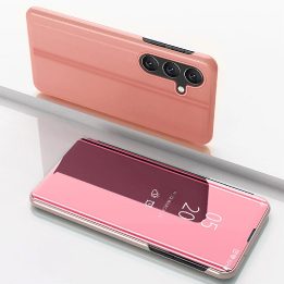 Blizgantis Telefono Dėklas Samsung Galaxy S24 FE – Rožinis – rausvas