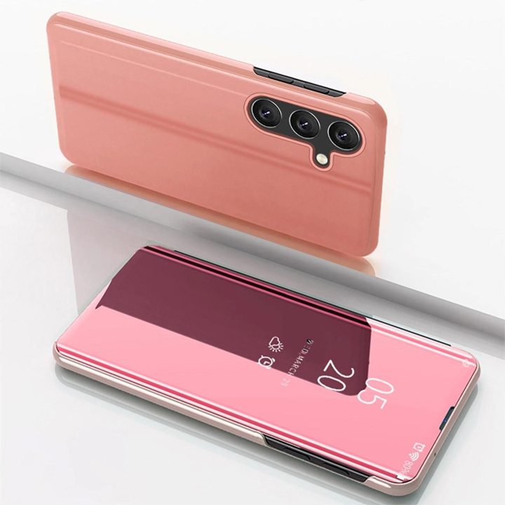 Elegantiškas dėklas Samsung Galaxy S25+ - rožinis