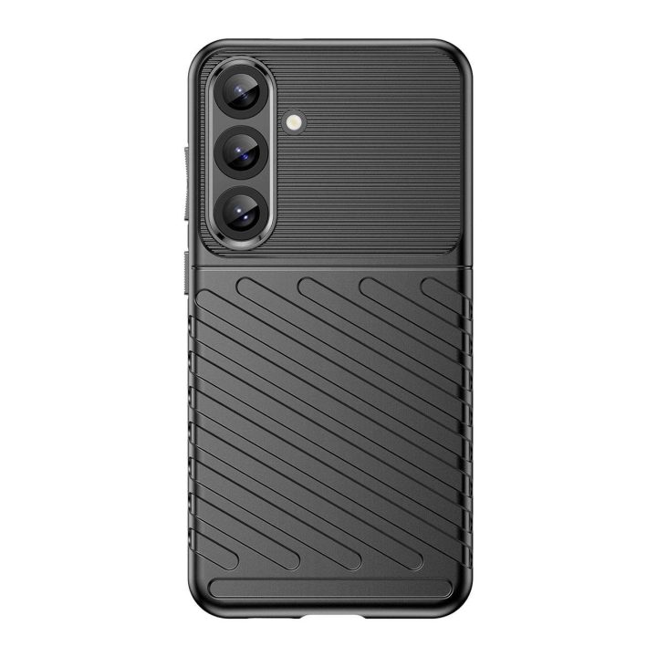 Samsung Galaxy S25+“ – silikoninis apsauginis dėklas – juodas