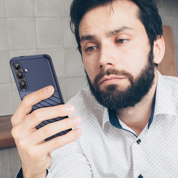 Apsauginis Dėklas Samsung Galaxy S25+ Mėlynas