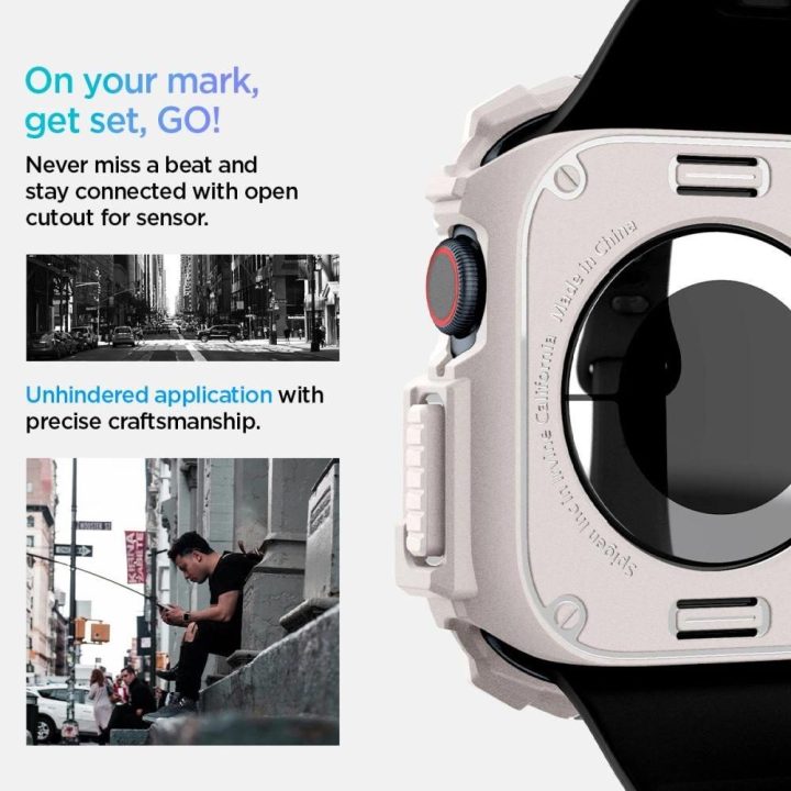 Diželis Apple Watch 10 46mm“ - smėlio spalvos