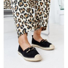 Juodos espadrilės su Radwan grandinėle