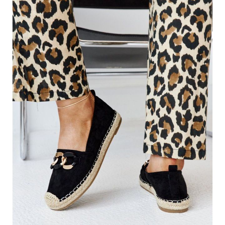 Juodos espadrilės su Radwan grandinėle